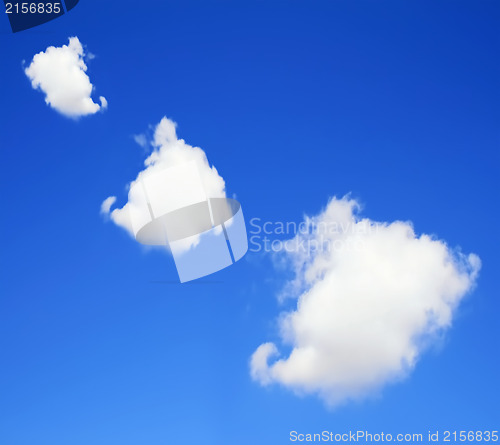 Image of Clouds on the blue sky