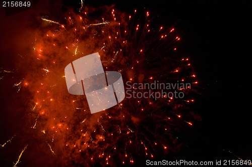 Image of Nice huge fireworks ball