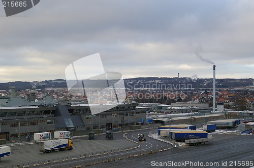 Image of The harbor in Frederikshavn in Denmark