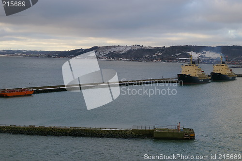 Image of Harbor in Frederikshavn in Denmark