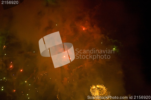 Image of Fireworks abstract background