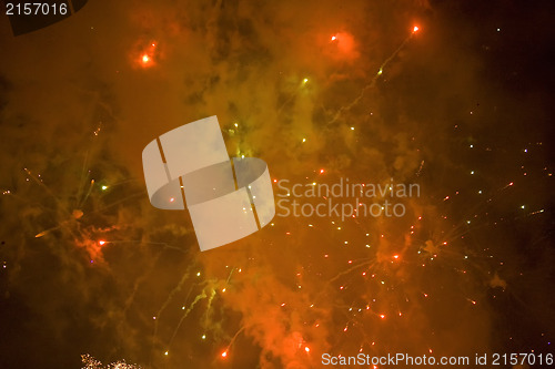 Image of Fireworks abstract background