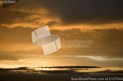 Image of Nice sunset sky