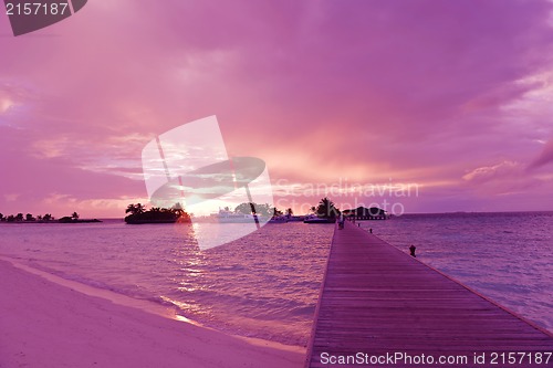 Image of tropical beach