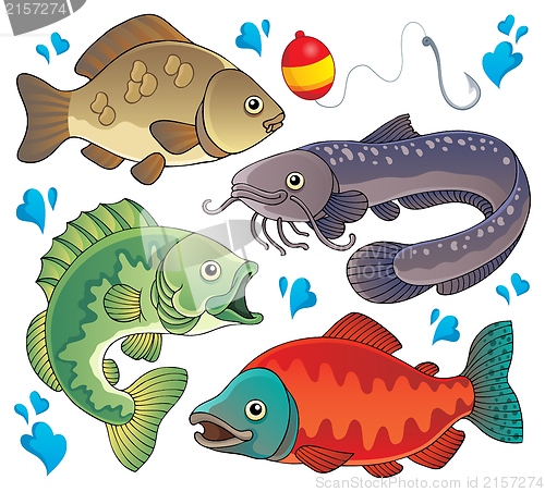 Image of Various freshwater fishes 2