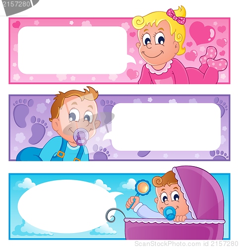 Image of Baby theme banners collection 1