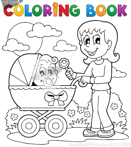 Image of Coloring book baby theme image 2