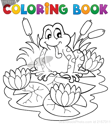 Image of Coloring book river fauna image 2