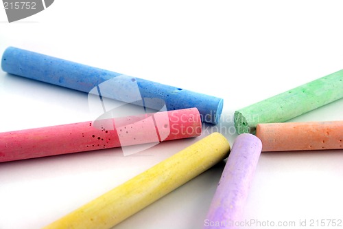 Image of Colored chalks 1