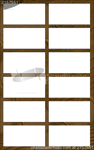 Image of Isolated Window Frame 12N Contour