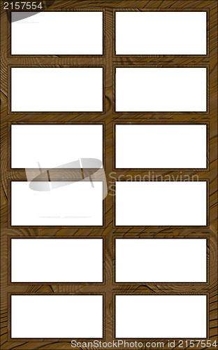 Image of Isolated Window Frame 12W Contour 2L