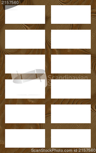 Image of Isolated Window Frame 12W Flat