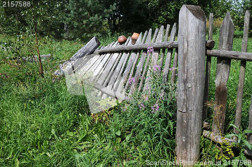 Image of Old Tilted Fence