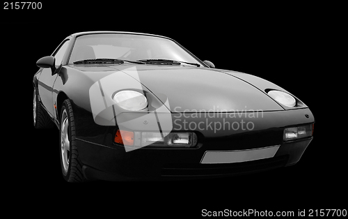 Image of black sports car