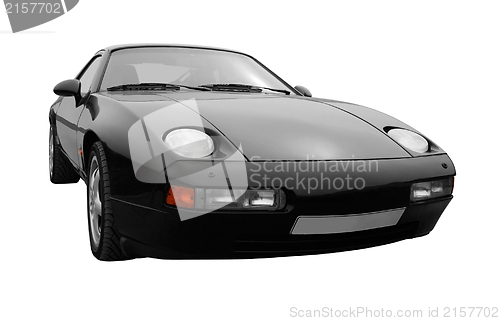 Image of black sports car