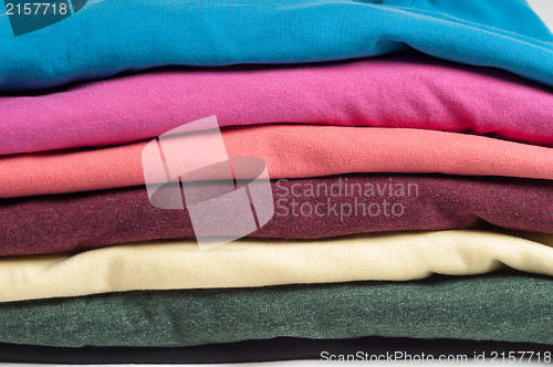 Image of Multicolored clothes