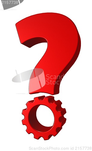 Image of gera wheel question mark