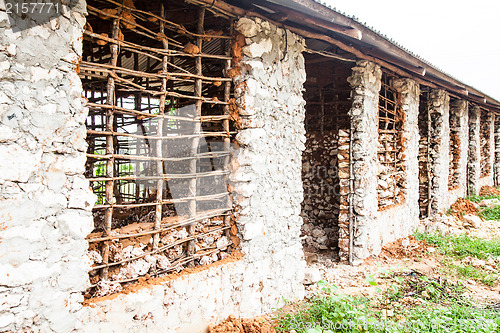 Image of Building house in Africa