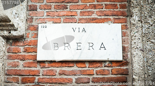 Image of Brera street