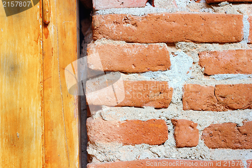 Image of detail of old wall