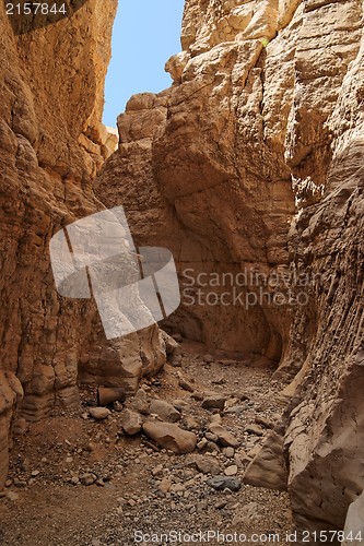 Image of Narrow desert canyon