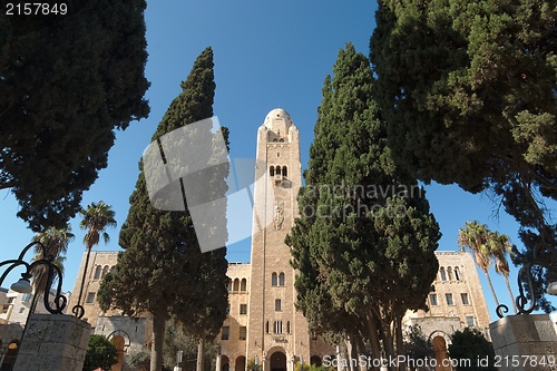Image of YMCA tower in Jerusalem, Israel, Nov 26, 2011