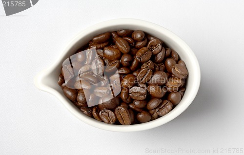Image of cup full of colombian coffee beans #2