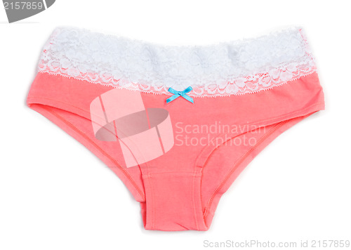 Image of lacy pink panties