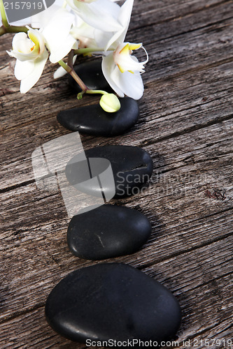 Image of Spa arrangement with zen stones