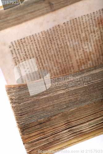 Image of Open old book