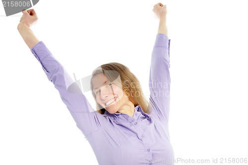 Image of Happy mid age woman