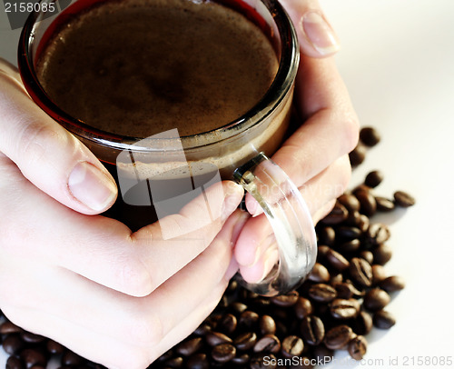 Image of Cup with coffee