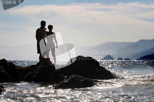 Image of Silhouette of a couple