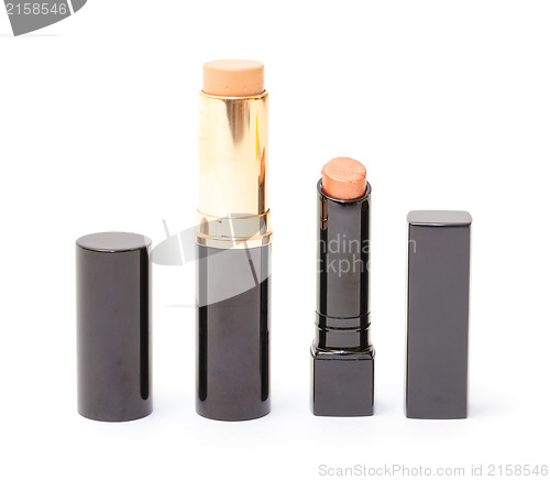 Image of Lipstick and Foundation Cream