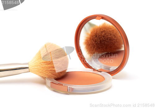 Image of Make-up Powder in Box with Mirror