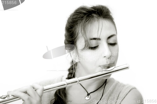 Image of Beautiful Flutist (horizontal)