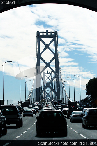 Image of Traffic on Bay Bridge