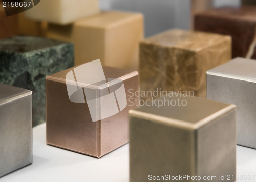 Image of various cubes