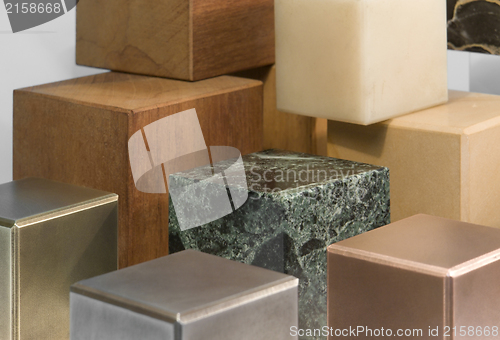 Image of various cubes