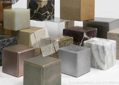 Image of various cubes