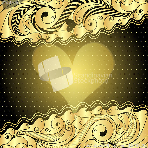 Image of Valentine gold frame