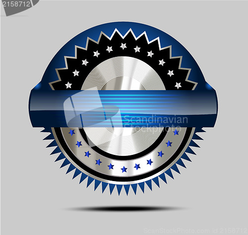 Image of Corporate market label/emblem/sticker
