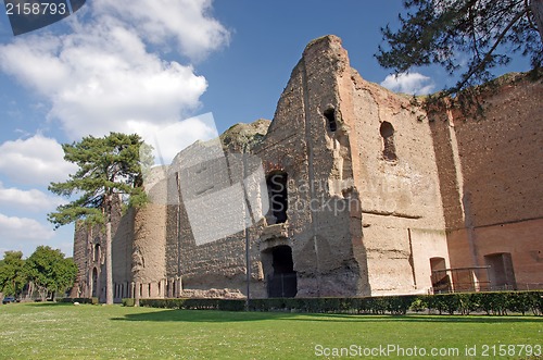 Image of The Baths of Caracalla ruins