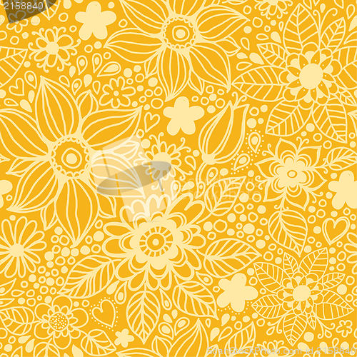 Image of Seamless texture with flowers