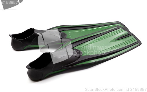 Image of Green swim fins
