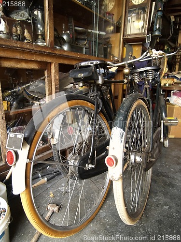 Image of Two old bicycles