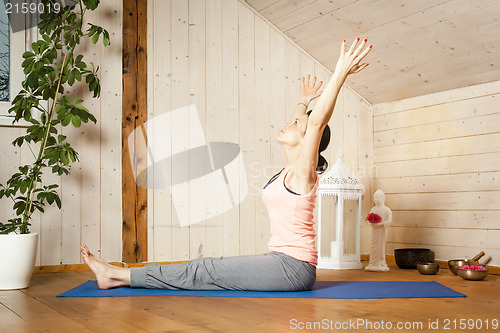 Image of yoga woman 