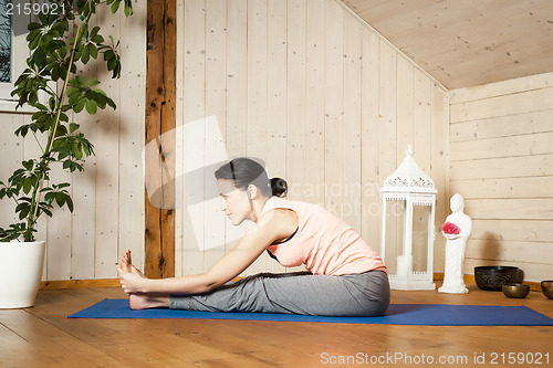 Image of yoga woman 