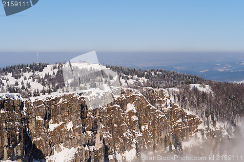 Image of Metabief ski resort and mountain