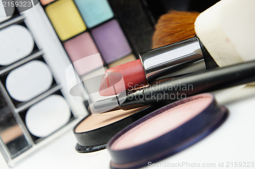Image of Lipstick and decorative cosmetic 